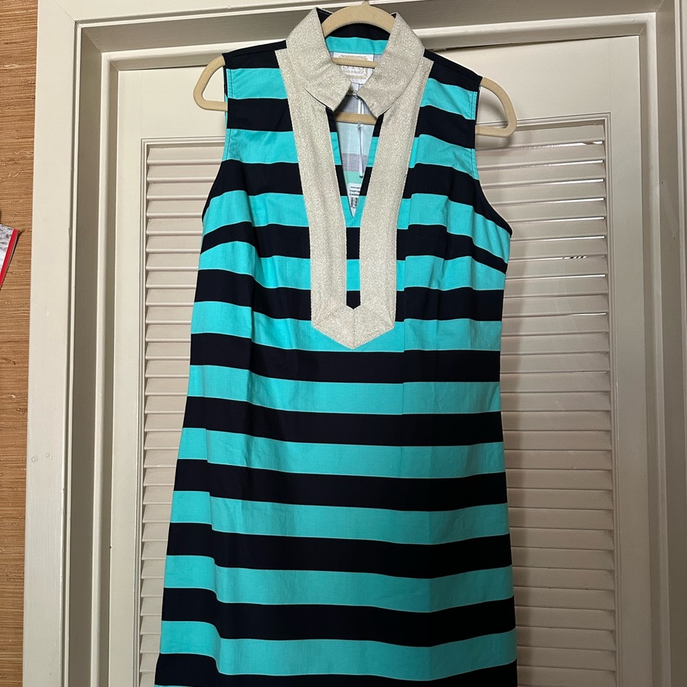 NWT Sail to Sable STS Stripe Tunic Shift Dress- sz L